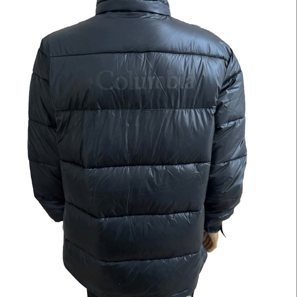 Men Columbia Pike Lake Mid Insulated Puffer Jacket Coat Black XL - Picture 5 of 7